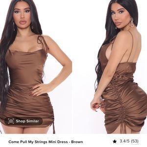 Brown Mini Dress